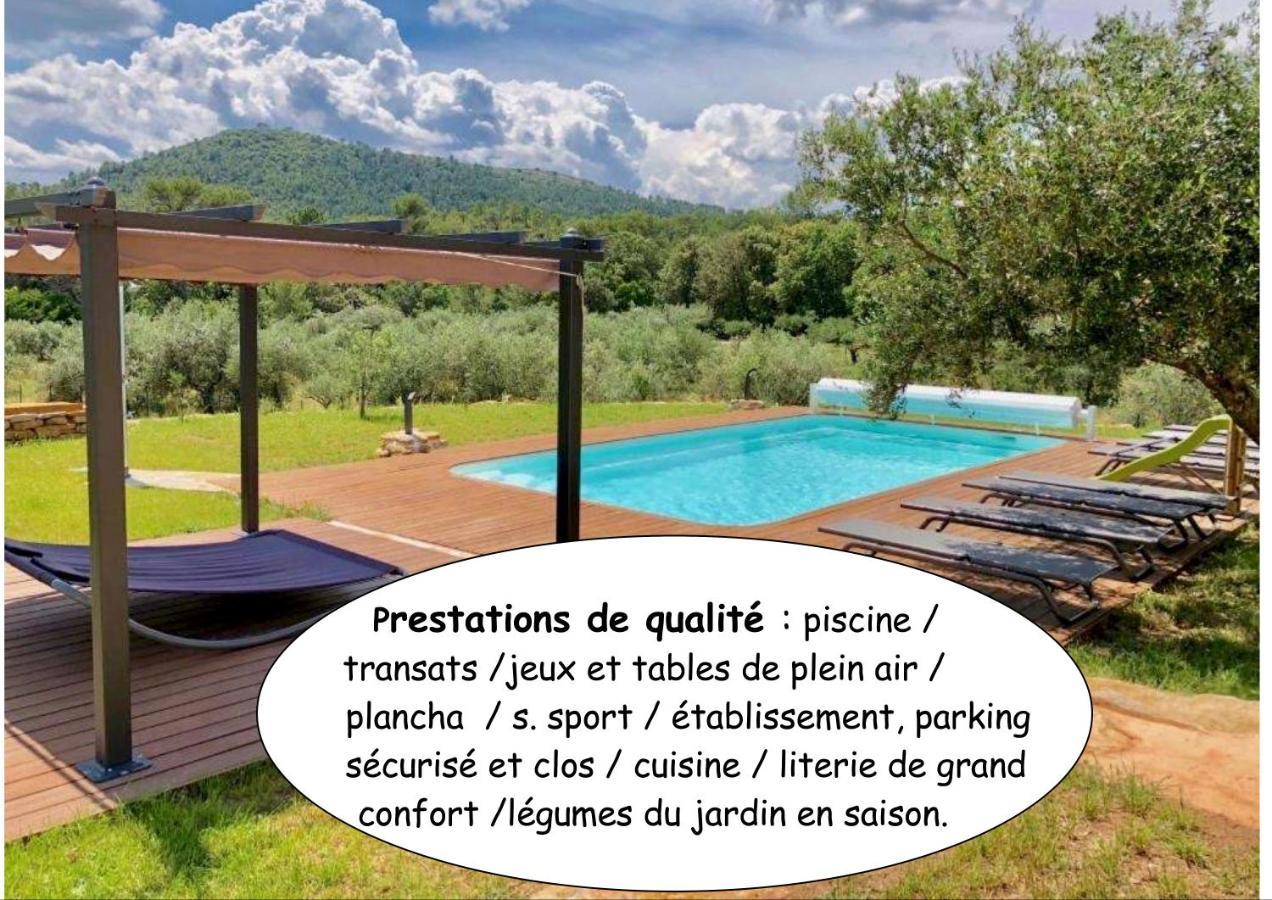 La Villa Aux Oliviers Le Val Exterior foto